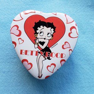 Heart-Shaped Betty Boop Collectible Tin